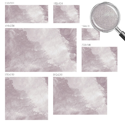 Papel de parede autocolante para quarto com padrão abstrato em tons de roxo