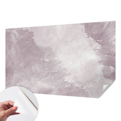 Papel de parede autocolante para quarto com padrão abstrato em tons de roxo