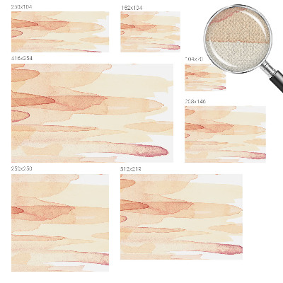 Papel de parede 3D Pinceladas em tons pastel