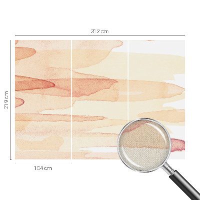 Papel de parede 3D Pinceladas em tons pastel