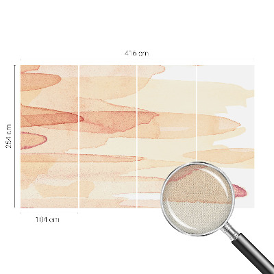 Papel de parede 3D Pinceladas em tons pastel