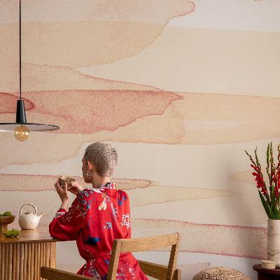 Papel de parede 3D Pinceladas em tons pastel