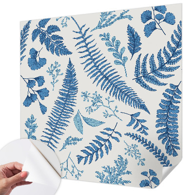 Papel de parede para criança com padrões botânicos