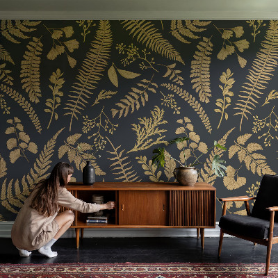 Autocolante de parede fotográfico Folhas botânicas