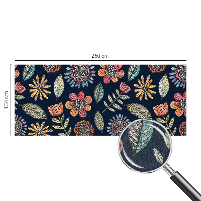 Papel de parede para criança Mosaico floral