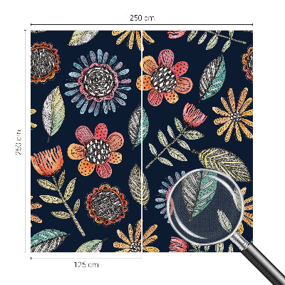 Papel de parede para criança Mosaico floral