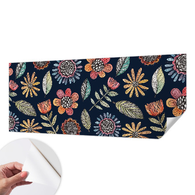 Papel de parede para criança Mosaico floral