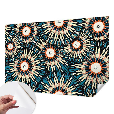 Papel de parede autocolante para sala com estampa 