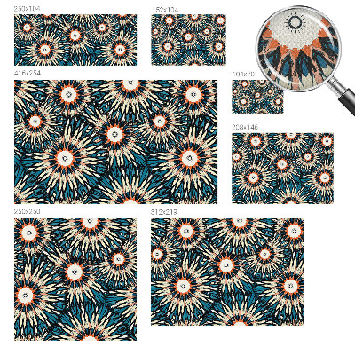 Papel de parede autocolante para sala Energia das flores