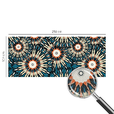 Papel de parede autocolante para sala Energia das flores