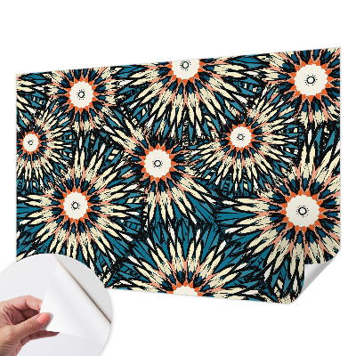 Papel de parede autocolante para sala com estampa 