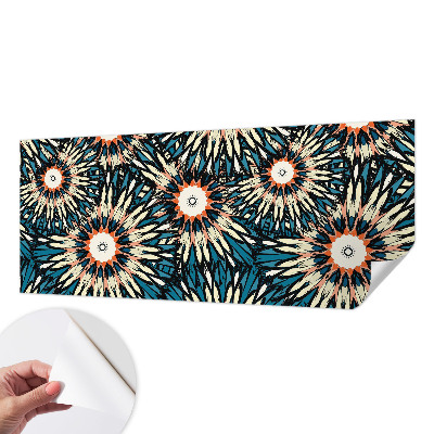 Papel de parede autocolante para sala com estampa 