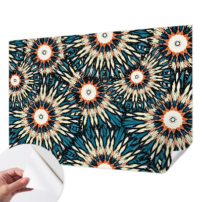 Papel de parede autocolante para sala Energia das flores