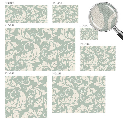 Papel de parede infantil Folhas decorativas