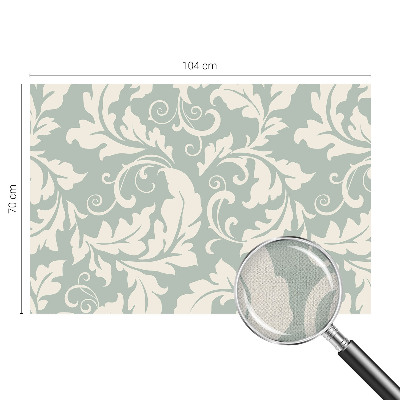 Papel de parede infantil Folhas decorativas