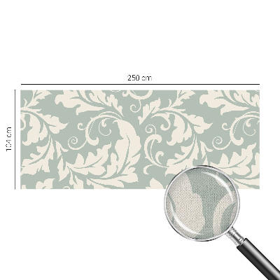 Papel de parede infantil Folhas decorativas