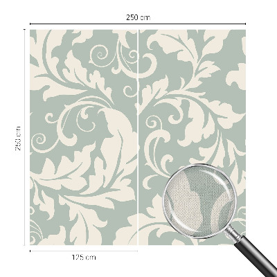 Papel de parede infantil Folhas decorativas