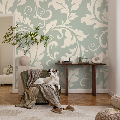 Papel de parede infantil Folhas decorativas