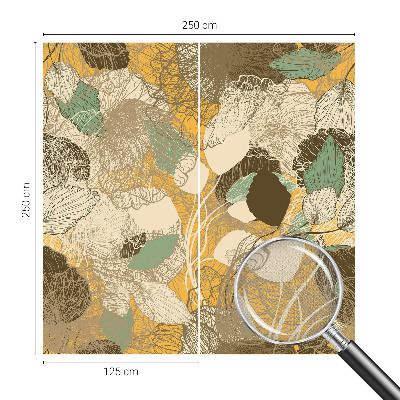 Papel de parede autocolante para quarto Beleza das plantas