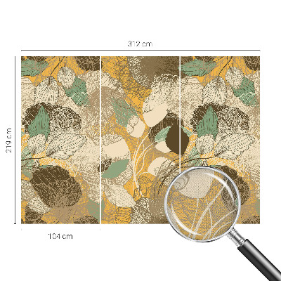 Papel de parede autocolante para quarto Beleza das plantas