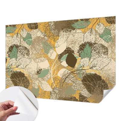 Papel de parede autocolante para quarto com estampa 
