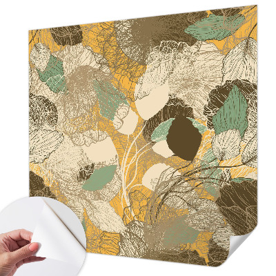 Papel de parede autocolante para quarto com estampa 