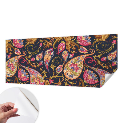 Autocolante de parede fotográfico Paisley colorido