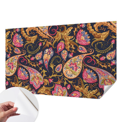 Autocolante de parede fotográfico Paisley colorido