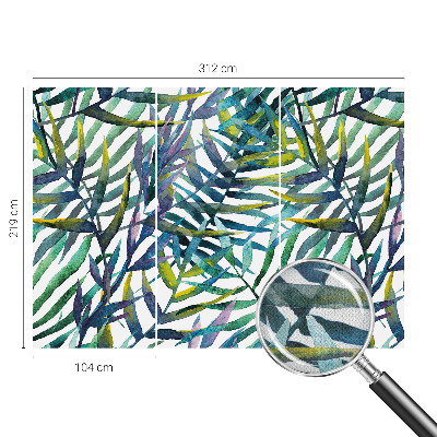 Papel de parede autocolante Vegetação exótica