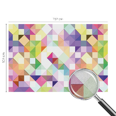 Papel de parede autocolante para sala Formas coloridas