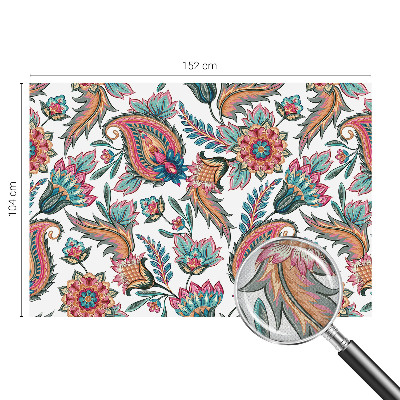 Papel de parede autocolante com padrão oriental