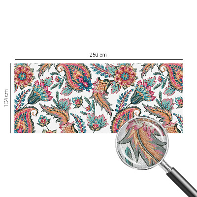 Papel de parede autocolante com padrão oriental