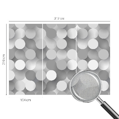 Papel de parede para criança Círculos cinzentos