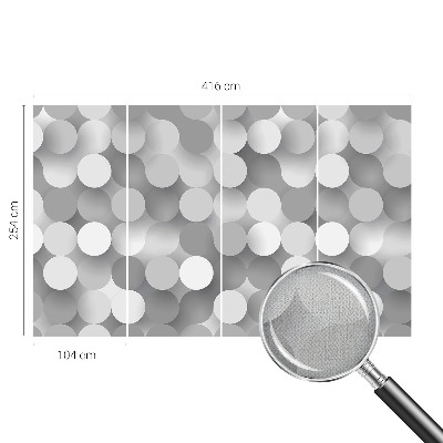Papel de parede para criança Círculos cinzentos
