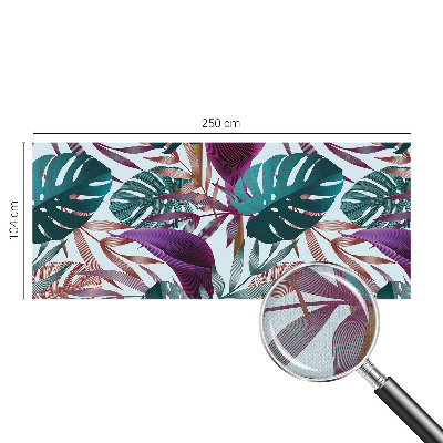 Papel de parede autocolante para sala Composição tropical