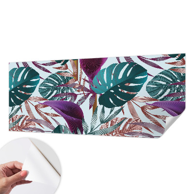 Papel de parede autocolante para sala Composição tropical