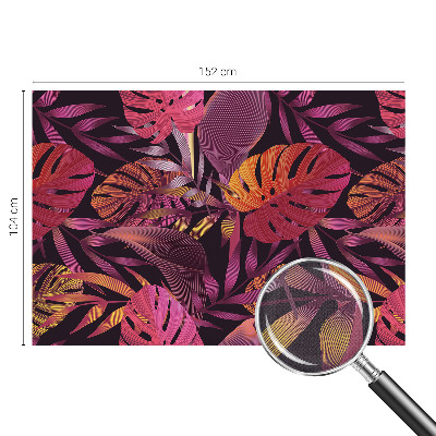 Papel de parede 3D Folhas exóticas
