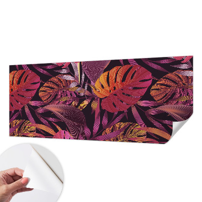 Papel de parede 3D Folhas exóticas