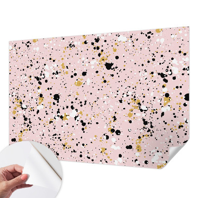Papel de parede autocolante para quarto com padrão de espaços artísticos