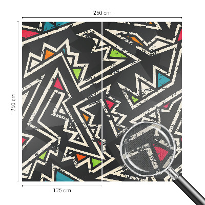 Papel de parede autocolante Geometria Energética
