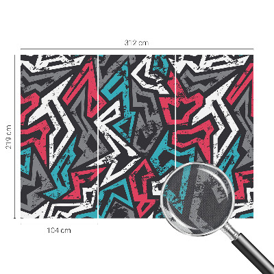 Autocolante de parede fotográfico Mosaico abstrato