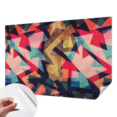 Papel de parede para criança com padrão colorido