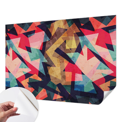 Papel de parede para criança com padrão colorido