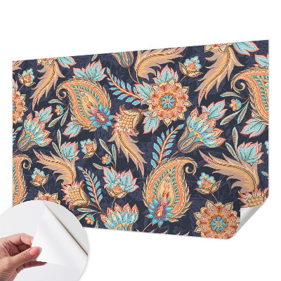 Papel de parede infantil com estampa floral