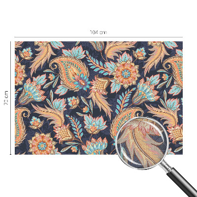 Papel de parede infantil com estampa floral