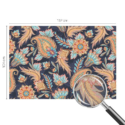 Papel de parede infantil com estampa floral