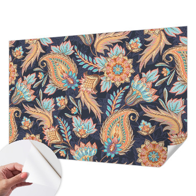 Papel de parede infantil com estampa floral