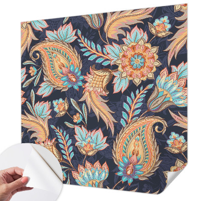 Papel de parede infantil com estampa floral