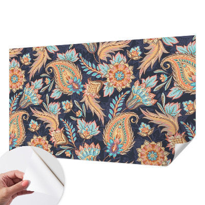 Papel de parede infantil com estampa floral