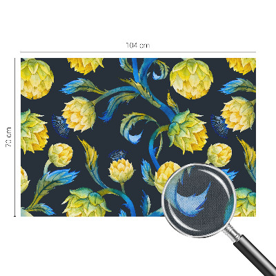 Papel de parede autocolante para quarto com estampa Virtuoso das Plantas